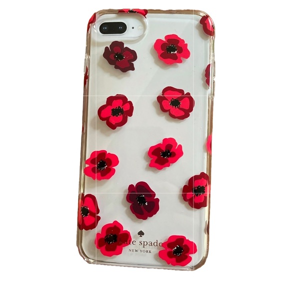 New Kate Spade Poppy Print Protective Phone Case - Picture 1 of 4